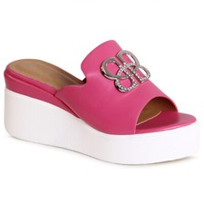 Damen Keil Sandaletten XXL