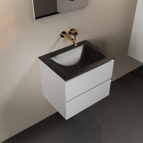 Corian waschtisch set - set, schwarz