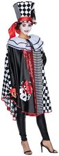 Pierrot cape schwarz weiß - cape,