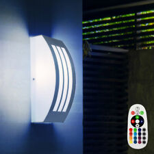 Wandlampe Außenleuchte Fassadenlampe dimmbar Fernbedienung LED RGB Balkonleuchte