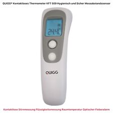QUIGG® Kontaktloses Thermometer KFT 509 Messabstandssensor ￼Fieberalarm Neu Ovp