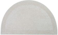 MY HOME Badematte , Badvorleger, Badezimmer Teppich , halbrund | 50  x 80 ,creme