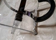 3xGläser Original  BODUM Schwarz Glas/Edelstahl Neuwert.