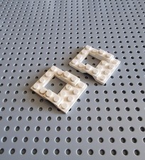 LEGO Fahrgestelle Chassis 4x5 weiß 2 stück white Vehicle Base 4211 A158