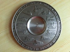 Zinnteller Eisenbahn Lokomotive Deutsche Bahn