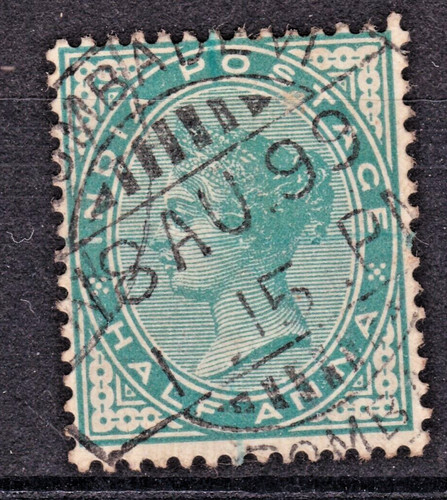 Briefmarke englisch indien - briefmarke, englisch-indien