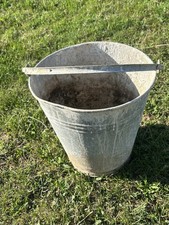 alter Zinkeimer Eimer 10 L Liter Pflanzeimer Pflanztopf DDR Zinktopf