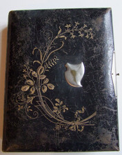 CDV Leder Fotoalbum, um