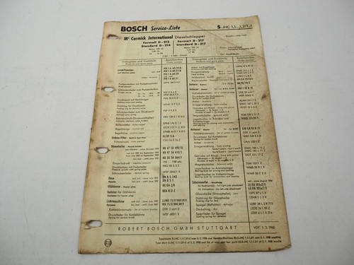 Bosch service liste für - bosch, service-liste