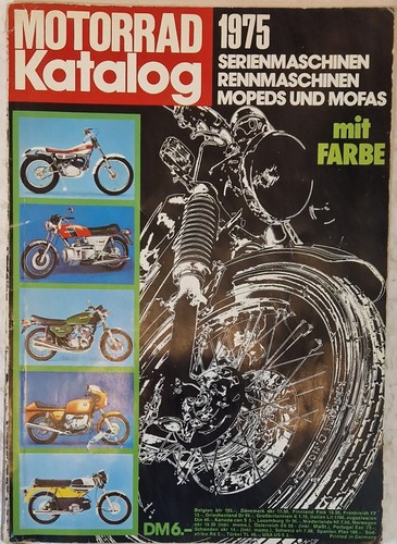 Motorrad katalog 1975 - katalog,