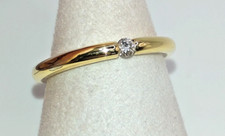 750gg Ring mit Diamant Gr. 55 ( Ø 17,5mm )