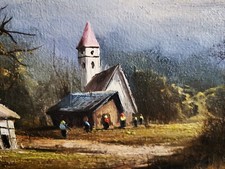 Ölgemälde - Günter Seekatz - Landschafts Idylle - Signiert