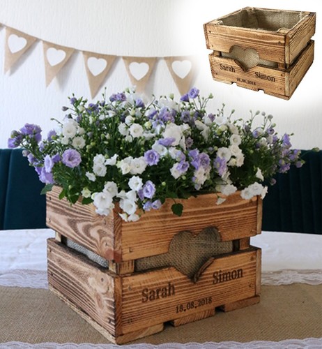 Vintage hochzeit obstkiste - vintage,