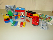 LEGO Duplo 10874 elek. Eisenbahn Bahnhof Weihnachten naht unbespielt