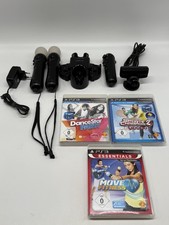 PlayStation 3 4 - 2x Move Motion Controller + Kamera + Spiele - PS3 Twin SET