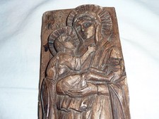 Marienbild Ikone Maria mit Christuskind IC XC, MP OY 25x8 cm