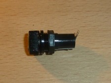 Sicherungshalter f. Feinsicherungen (5x20mm), mit Schraubverschluss, Zentralbef.