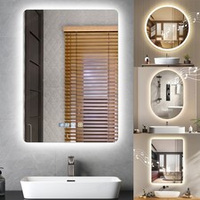 60/80cm LED Badspiegel mit