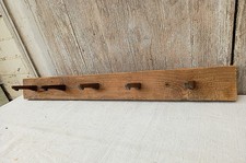 Sehr Alte Hölzerne GARDEROBE Wandgarderobe Hakenleiste 70cm  SCHREINERARBEIT 