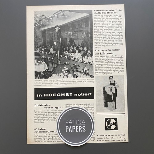 1961 hoechst notiert - 1961, in