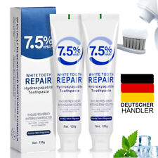 2 Stück Hydroxylapatit Zahnpasta, Hydroxyapatite Toothpaste, Schutz Des Zahnschm