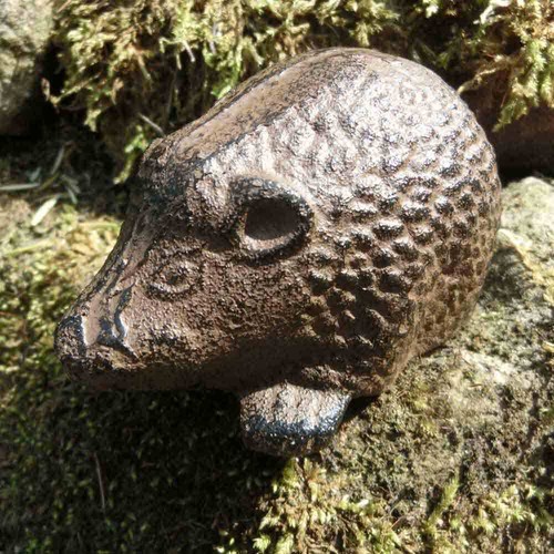 Igel gusseisen gartendeko - igel,