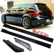 86.6" Sideskirts +Seitenschweller Flap Diffusor Heckspoiler Für VW Golf 4 IV R32