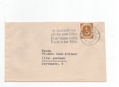 Bund brief 124 posthorn - bund,