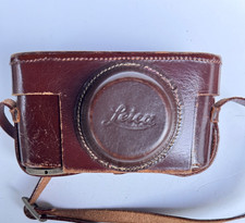 #T0091- LEICA Tasche  für Model  II ,III mit Elmar/Summar 5cm, Nickel screw