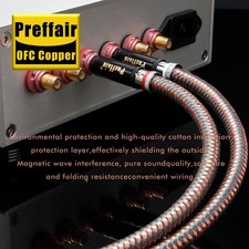 Pair OFC HiFi RCA Cable Pure