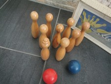 Rawa DDR Kegelspiel Retro aus Holz Kindheitserinnerung