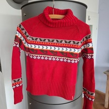 s.Oliver roter Norwegerpullover, Pulli, Pullover, Strickpullover Gr.152 unisex