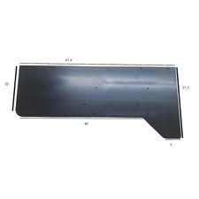 Polyoxymethylen POM Kunststoffplatte (1) -Schwarz- LxBxH 61,6 cm x 27,cm x 1,5cm