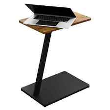 C Form Beistelltisch Kaffeetisch Couchtisch Sofatisch Metallgestell Schwarz 22wd