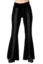 KILLSTAR Samt Schlaghose -