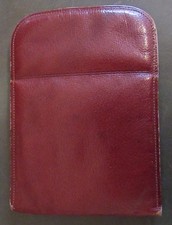 Zigarrenetui Echtleder /  vor WK II /  Maße ca. 16 cm x 11,5 cm x 2 cm