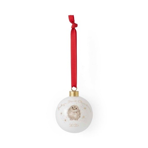 Xmas bauble baby first - bauble,