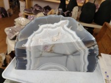 Weißer Achat  6,68kg, Scheibe