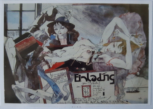 Lithographie horst jansen - horst,