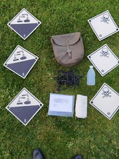 Bundeswehrtasche Feldtasche Markierungsausstattung Gefahrtgut mit Inhalt NEU