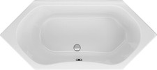 Sechseck Badewanne 180 x 80 x