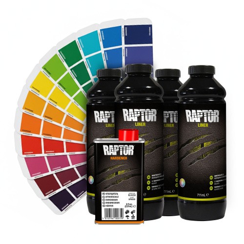 Raptor lack flaschen kit - lack, 4l