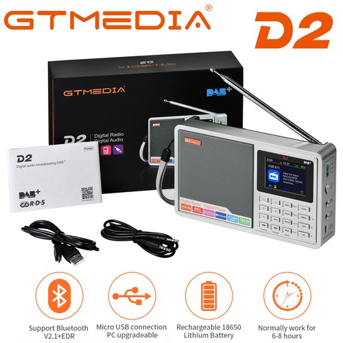 Gtmedia tragbares dab fm - tragbares,