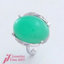 Ring - Chrysopras - Cabochon -