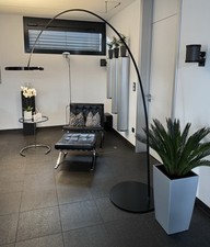 Occhio Mito Largo Air Wide 60 Bogen-Stehleuchte Farbe: Phantom /  Schwarz