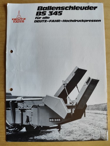 Deutz fahr ballenschleuder - deutz,