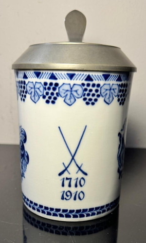 Meissen porzellan krug mit - krug,