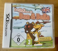 Englisch entdecken mit Ben & Bella Nintendo DS Spiele  - OVP + Anleitung