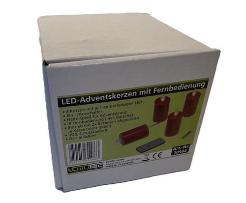 Chilitec led adventskerzen - led, 4er