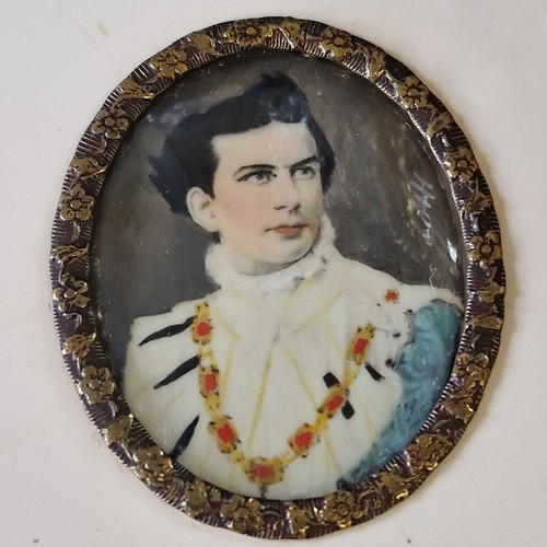 Feines miniatur portrait - feines,